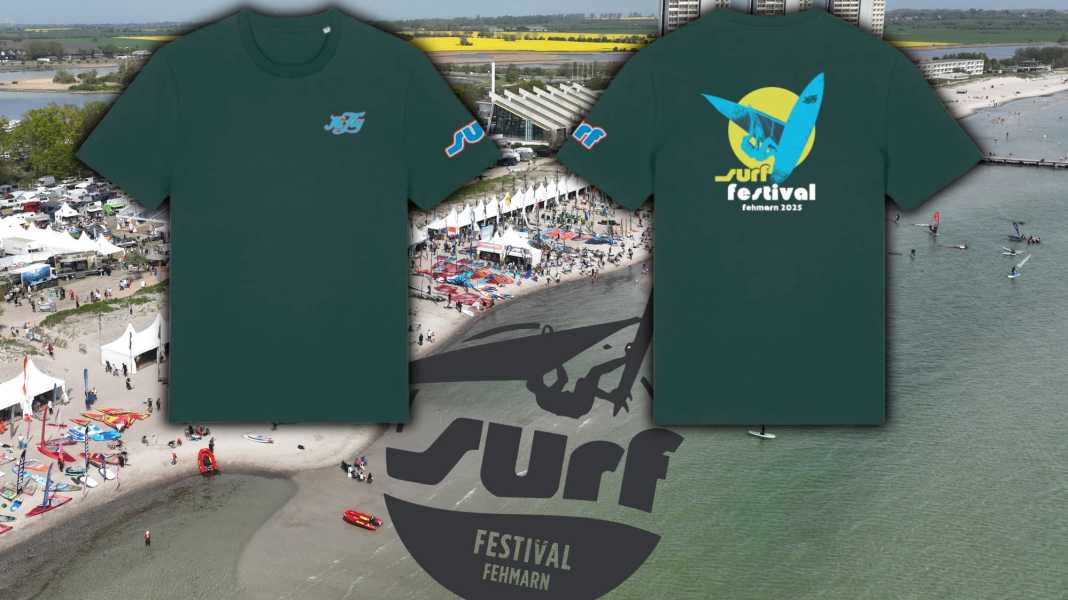 Surf-Festival 2025: Das ist das T-Shirt zum Surf-Festival 2025 - wir verlosen fünf Stück!