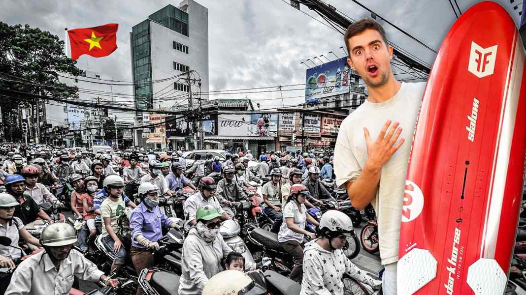 Posting of the day: Windsurfing adventure in Vietnam - Mario Kümpel on his test trip