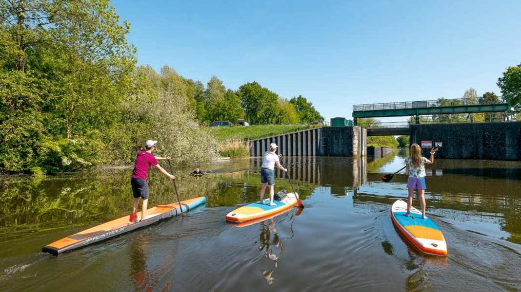Touren-Tipp Hamburg: Elbvergnügen mit SUP und Rad