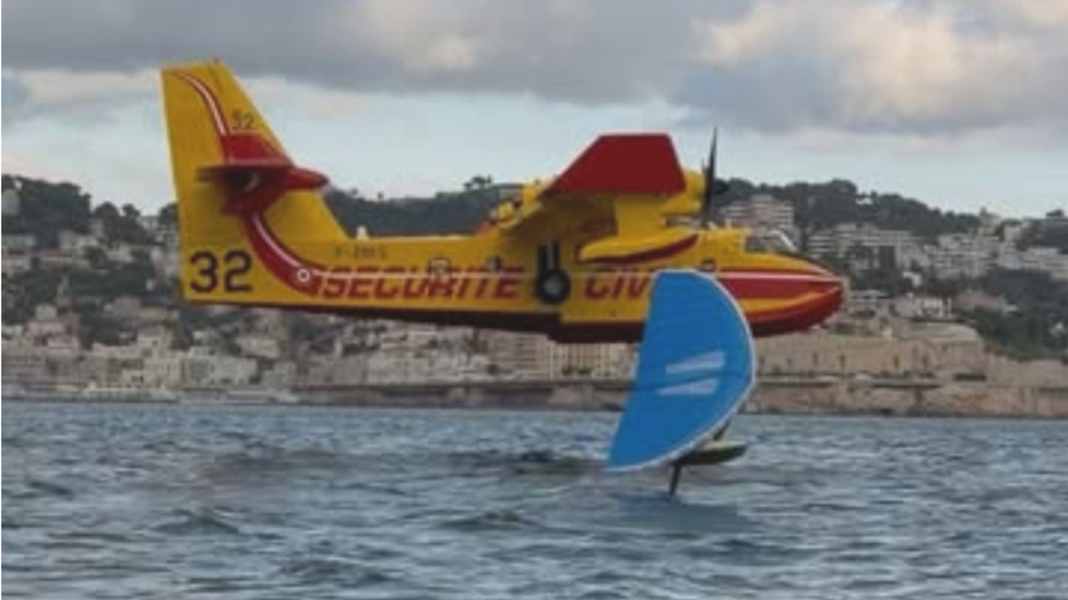 Wingsurf World: Vorsicht Flugverkehr! Julien Rattotti im Glück