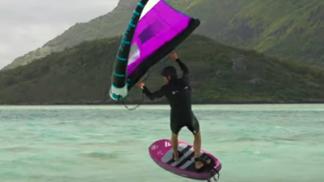 Fahrtechnik: Der Upwind 360 Whipped beim Wingfoilen