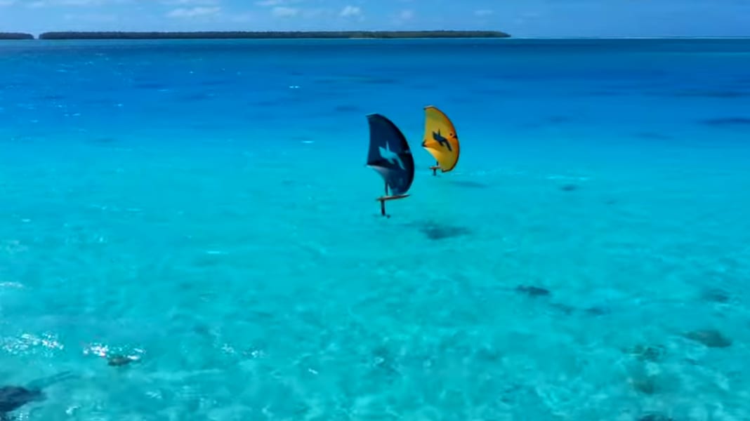 Titouan Galea & friends – Wingsurfen und Foilen in Tahiti