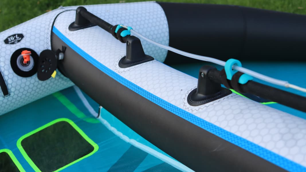 Artness: The retractable trapeze rope for wings in the test
