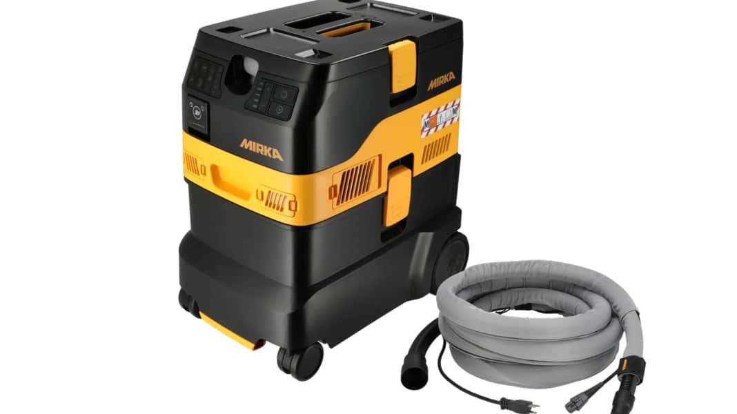 Mirka 1230 M AFC: potente aspiratore industriale per i lavori invernali