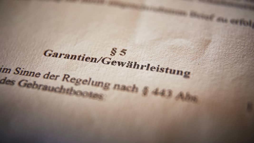 Gebrauchtbootkauf : Wann ist etwas „zugesichert“?