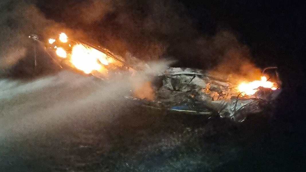 Abgebrannte Yacht: Wrack 90 Kilometer westlich von Borkum lokalisiert