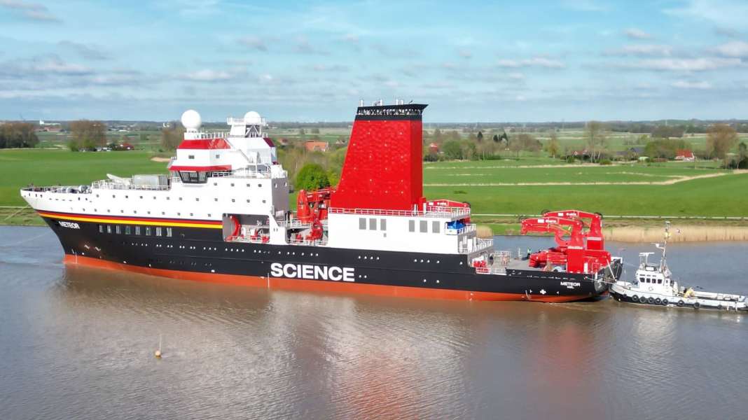 Marine research: Construction of the "Meteor IV" has reached a milestone