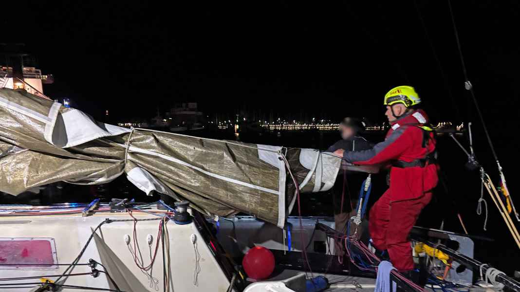 Détresse en mer : prise d'eau - opération de sauvetage au large de Heiligenhafen