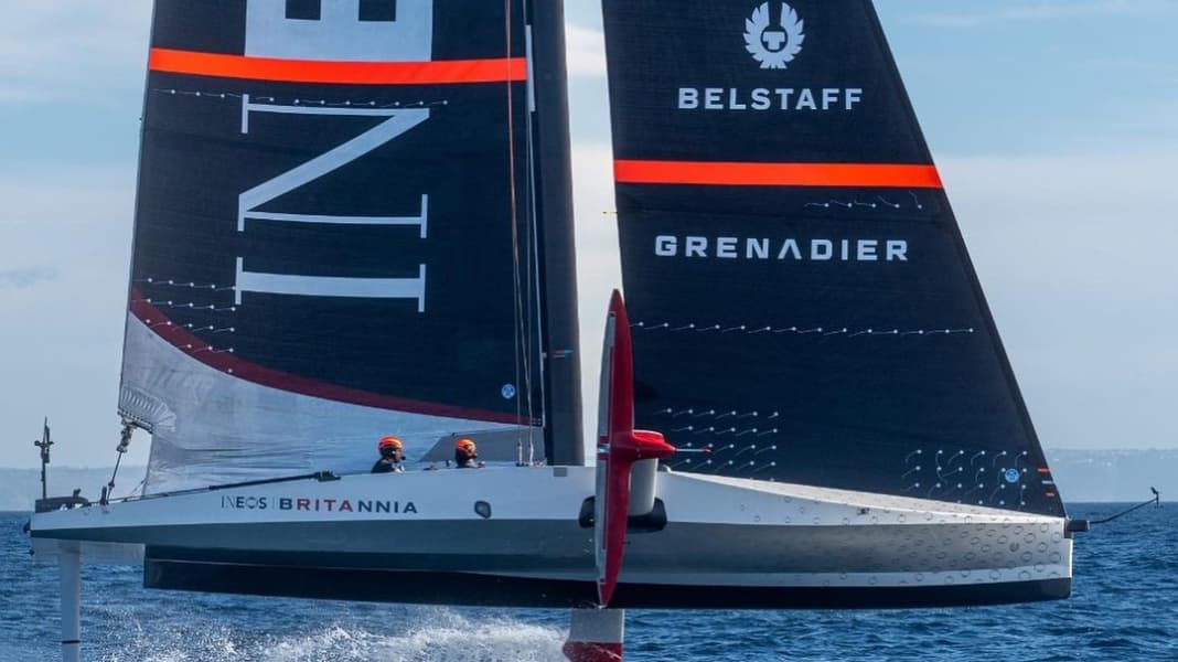 37. America’s Cup: foilender Silberpfeil für Sir Ainslies britische Cup-Jäger