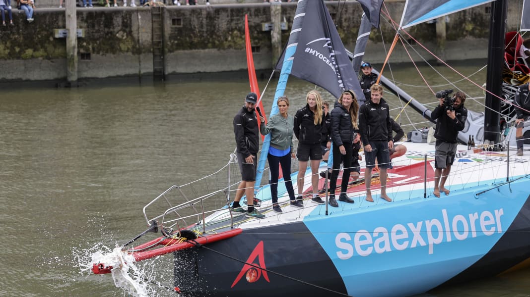 Boris Herrmann: "Malizia - Seaexplorer" battezzata ad Amburgo