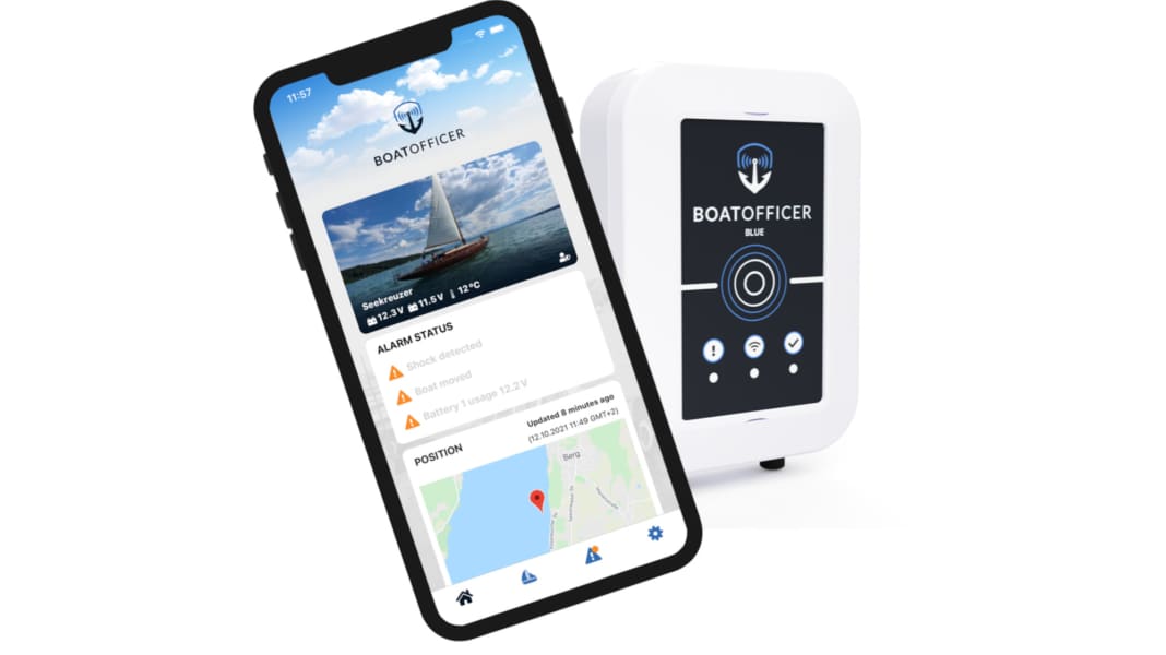 BoatOfficer Blue – Fernüberwachung inklusive Zubehör