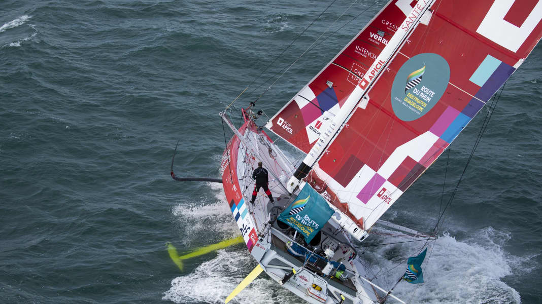 Route du Rhum: Freighter rams Open 60