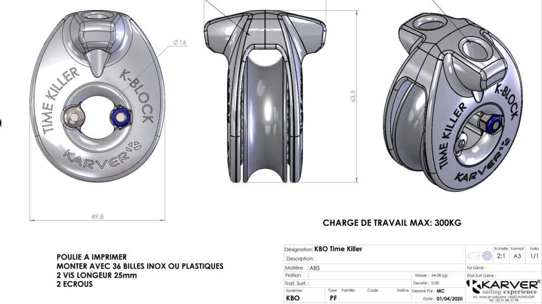 3D printing: Karver offers free deck fittings for self-printing