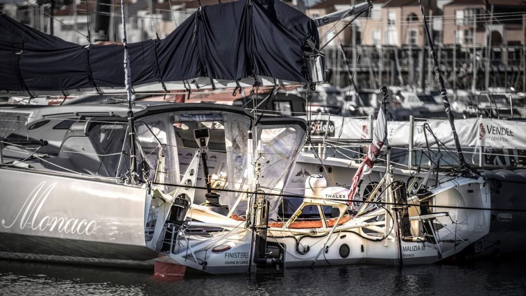 Régate : visite du village fantôme du Vendée Globe