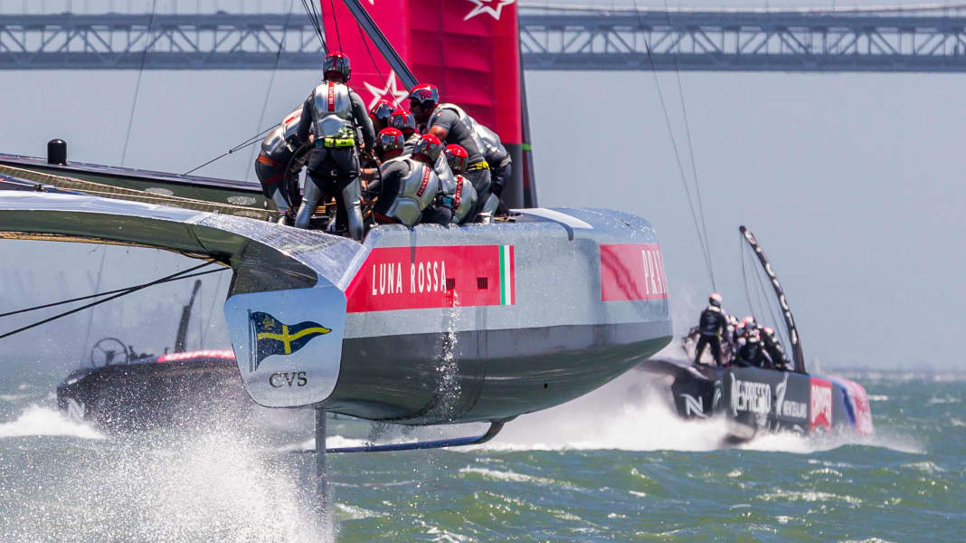 America's Cup: Louis Vuitton Cup: zwei Boote am Start