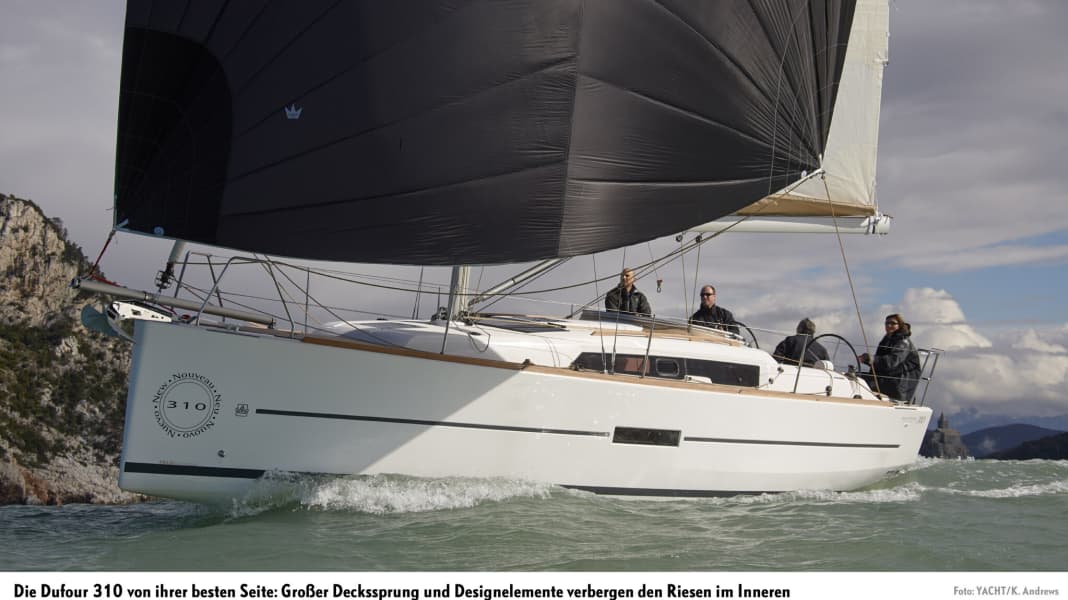 Dufour 310 : un miracle d'espace sur neuf mètres