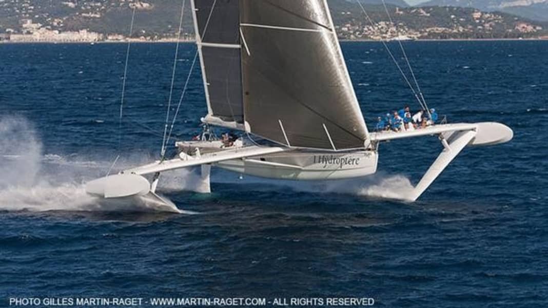 Record "Hydroptère" le voilier le plus rapide du monde YACHT
