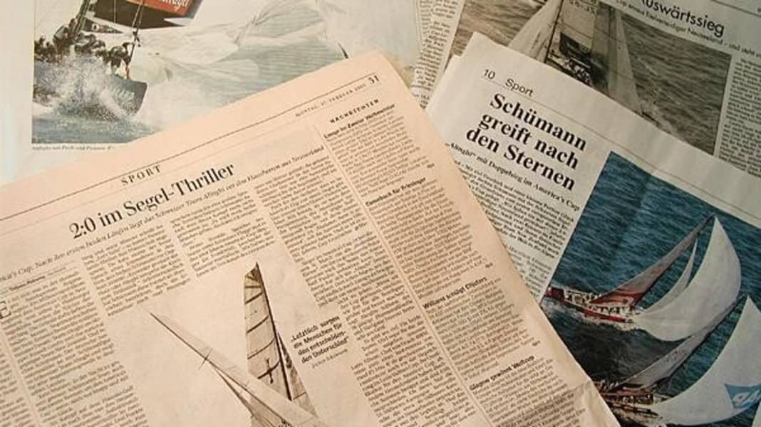 America's Cup: America's Cup im Medienspiegel: "Der Hai am Steuer"