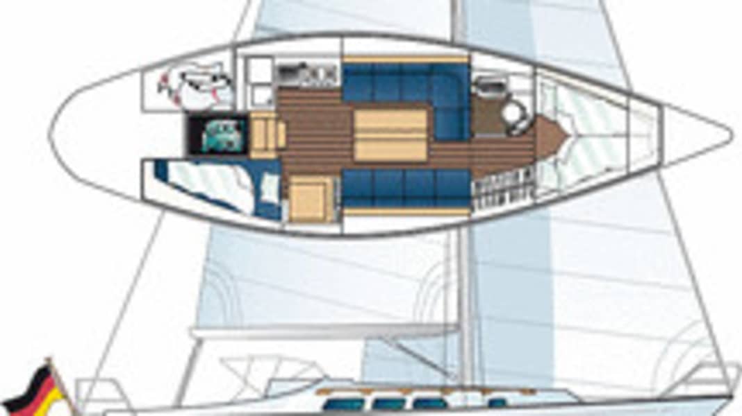 Hanseat 70 (Gebrauchtboottest, Heft 10/09): Imposante Erscheinung