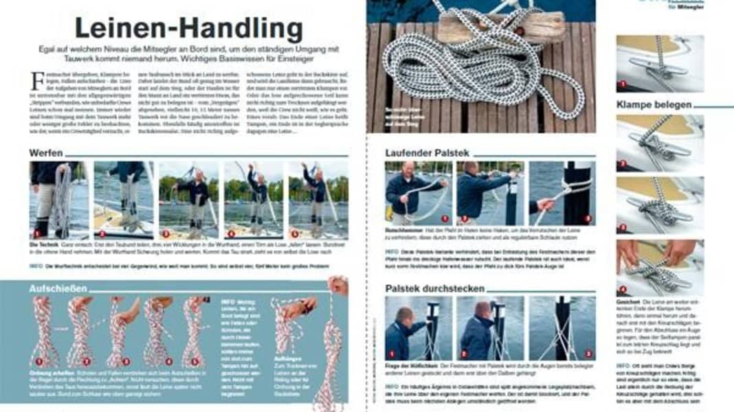 Pratique à bord pour les co-navigateurs : le bon maniement des amarres