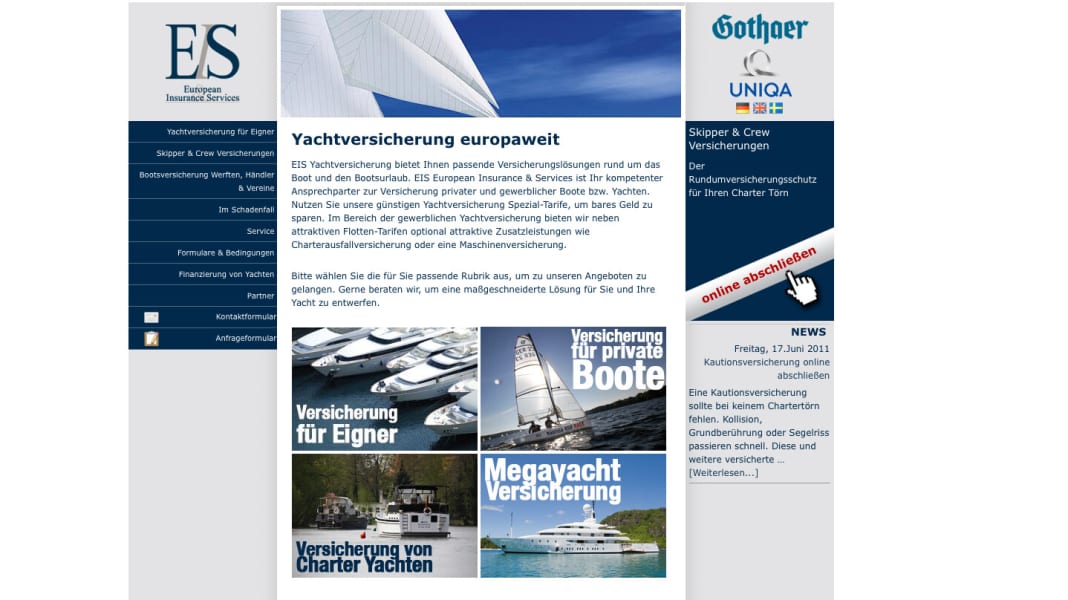 eis yachtversicherung