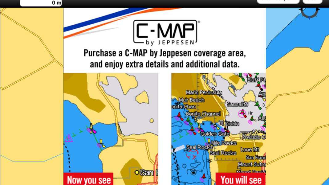 Navigation: C-Map maps for iPad and iPhone