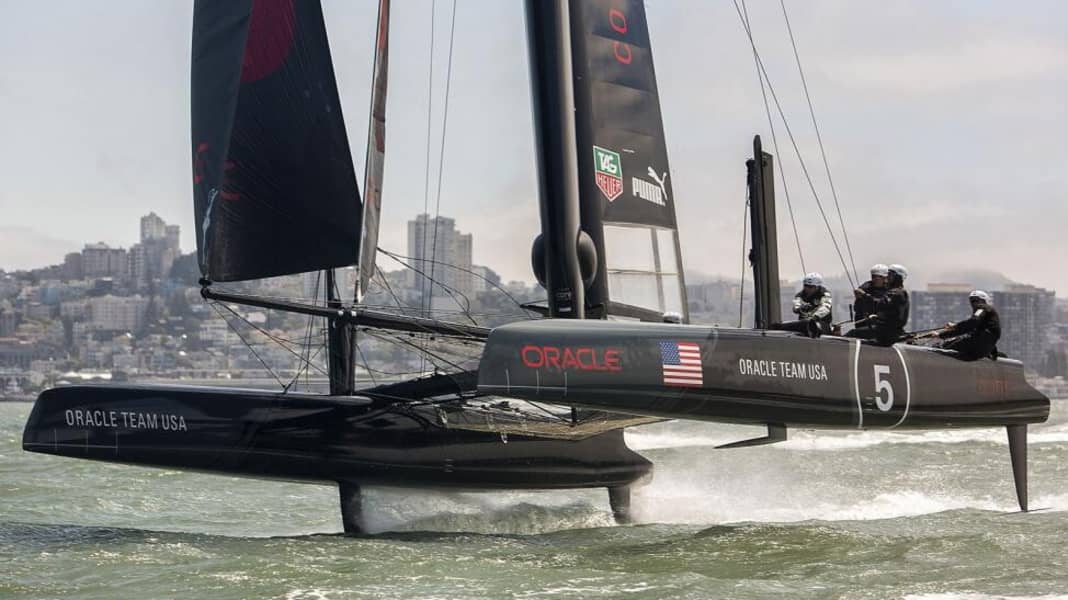 Coppa America: Oracle Team USA prova le ali