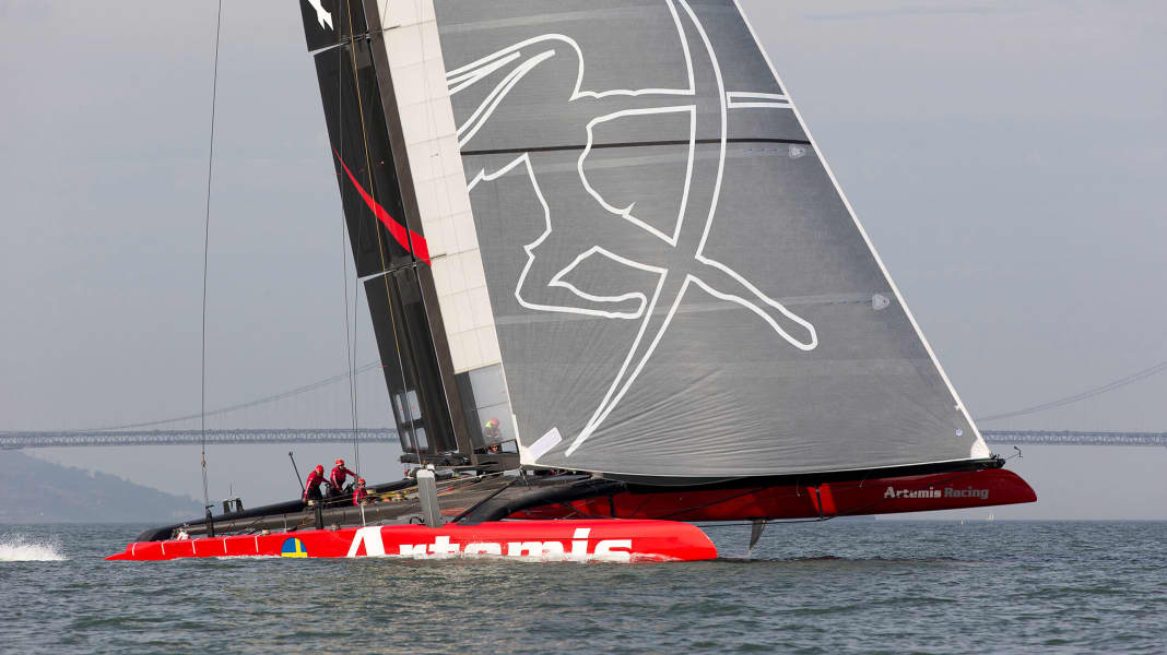 America's Cup Artemis tests new wing YACHT