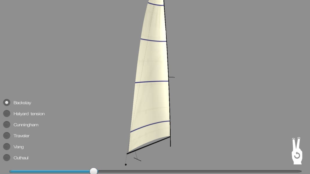 New trimming app: playfully trim sails