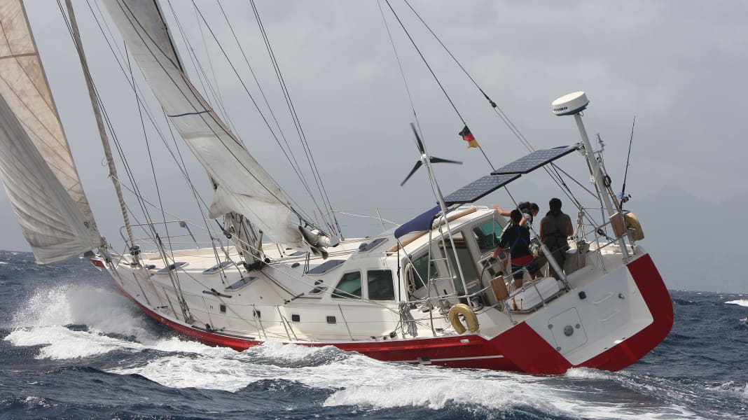 YACHT heavy weather cruise across the Bay of Biscay in October YACHT