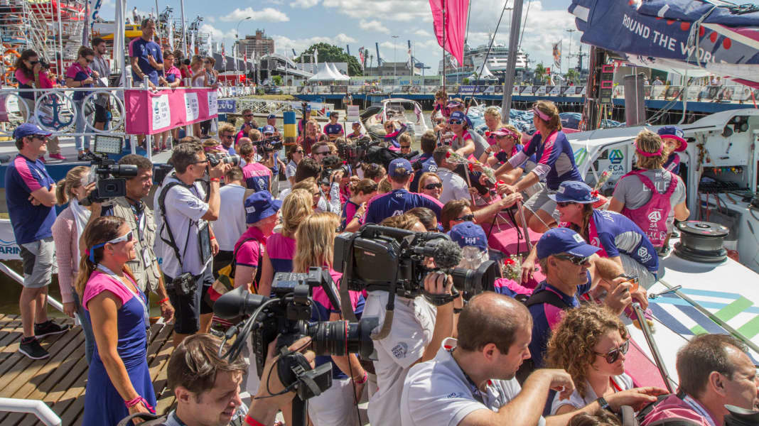 Volvo Ocean Race : "En un seul morceau" : Team SCA à l'arrivée