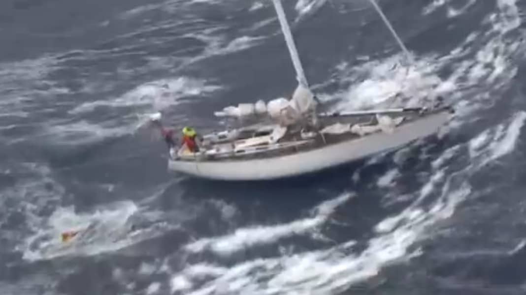 Havarie: Atlantik: fünf Yachten in Seenot