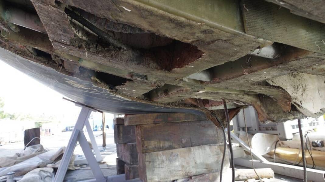 Havarie: Oyster 825: krasse Bilder eines Wracks