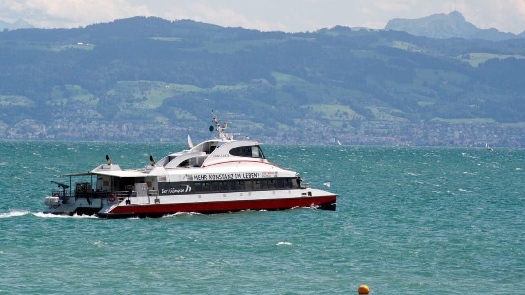 Havarie: Fähre versenkt Yacht auf dem Bodensee
