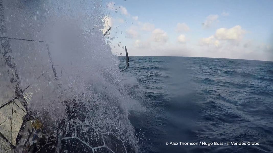 Vendee Globe Foil breakage after UFO collision YACHT