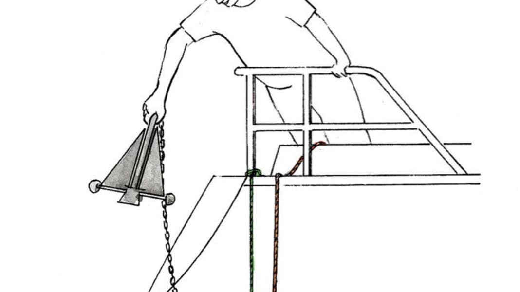 Reader tip of the week: Launching the stern anchor without scrapes