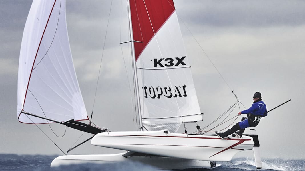 Catamaran : la nouvelle fusée à une main de Topcat : K3X
