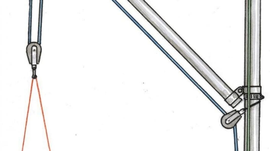 Lesertipp der Woche: Davits selber bauen: den Außenborder lässig kranen