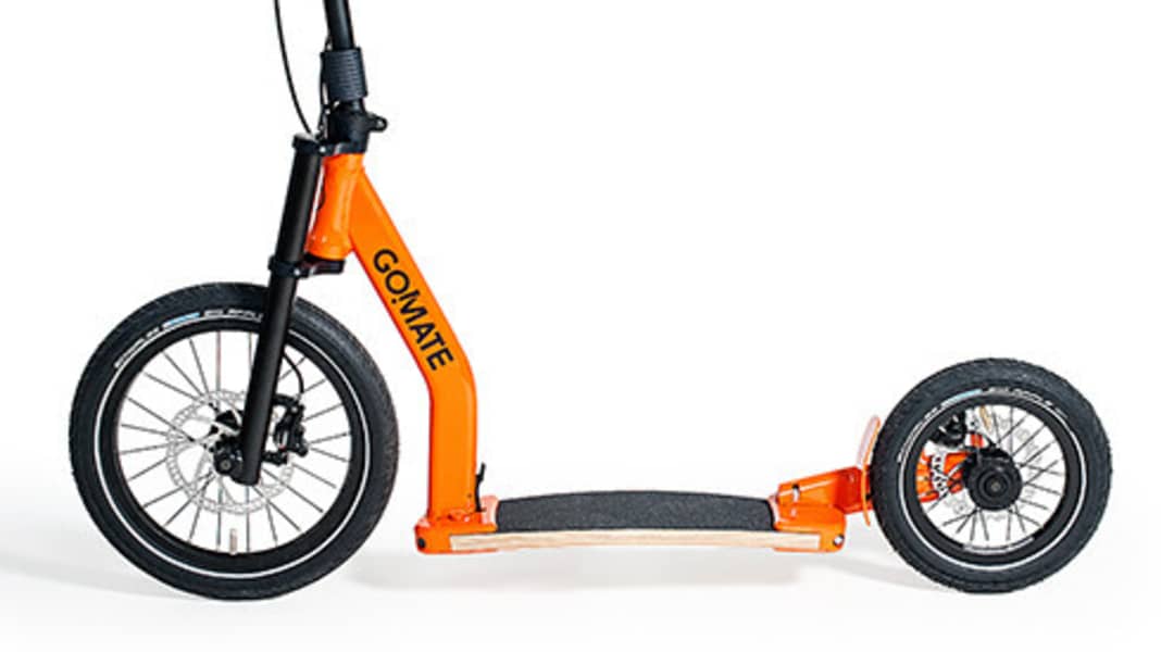 Mobility Also for longer distances Gomate folding scooter with