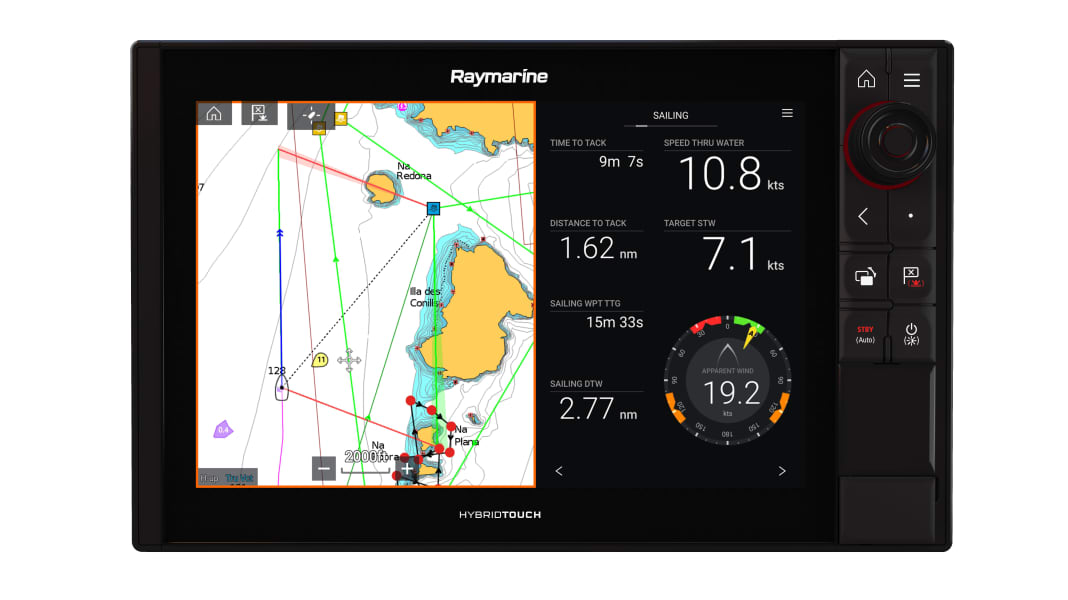 Navigation: Raymarine Lighthouse 3.9: the return of sailing functions