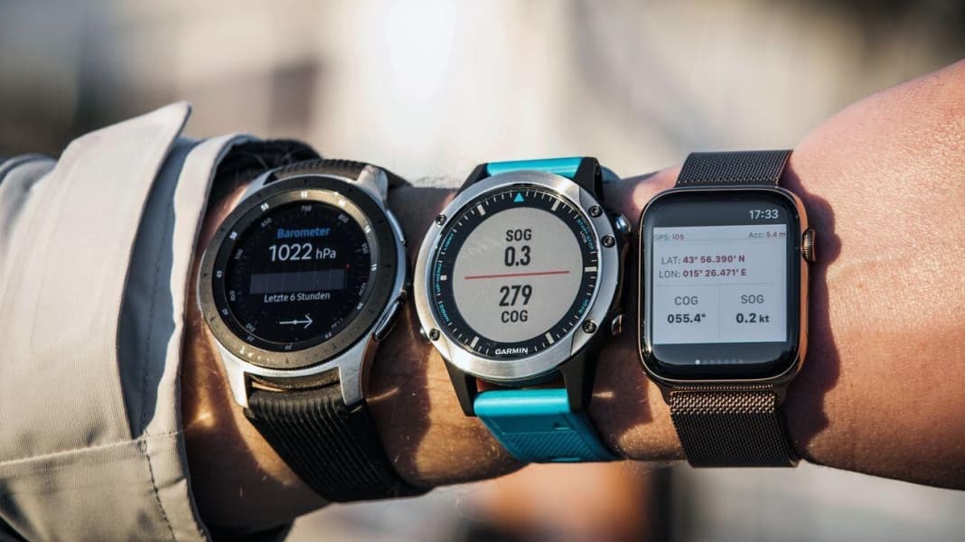 Technik: Smartwatches: Bootsdaten am Handgelenk