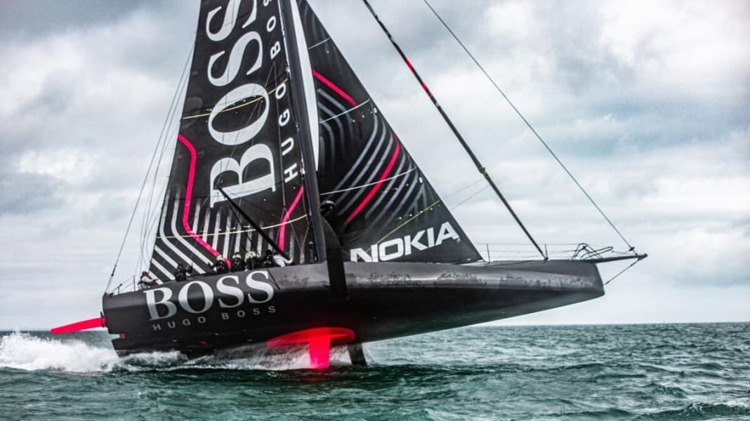 Imoca: Open 60: il nuovo "Hugo Boss" vola!