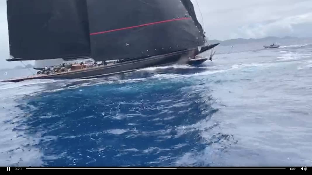 Superyacht Challenge Antigua: drammatica collisione di un J-Class al largo di Antigua