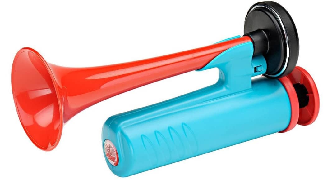 Dispositivo di segnalazione: tromba antinebbia con pompa a mano