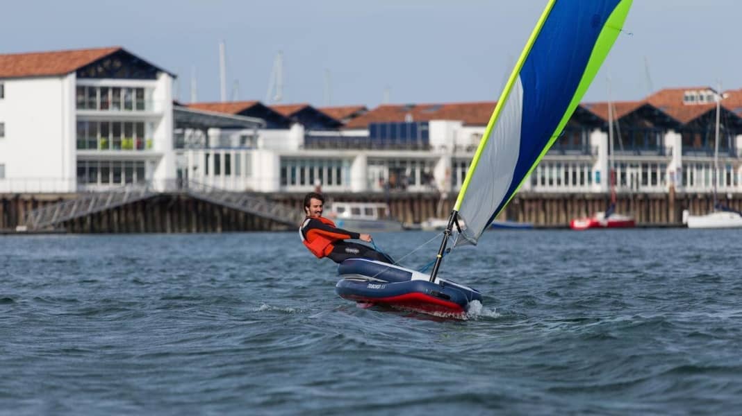 Spaßgerät: Das Segel-SUP