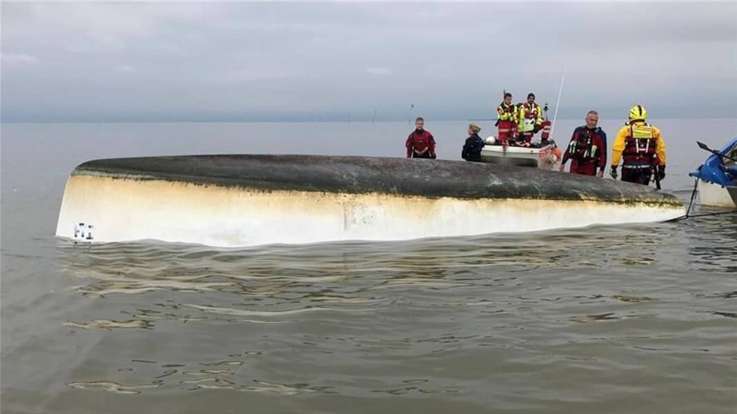 Naufrage : deux plaisanciers en mer du Nord