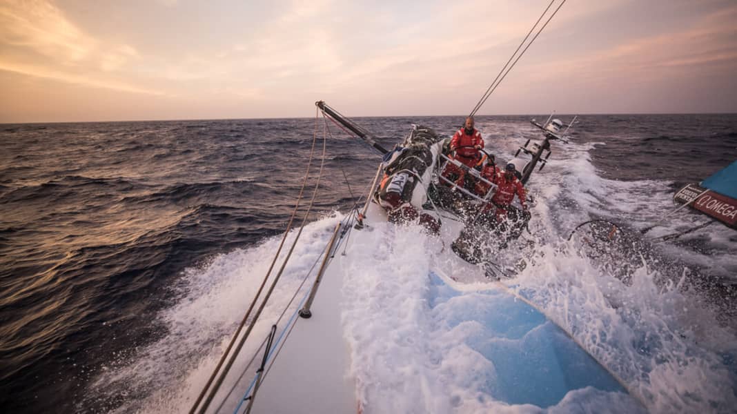 Volvo Ocean Race: "800 Liter Wasser in Lee sind nicht schnell"