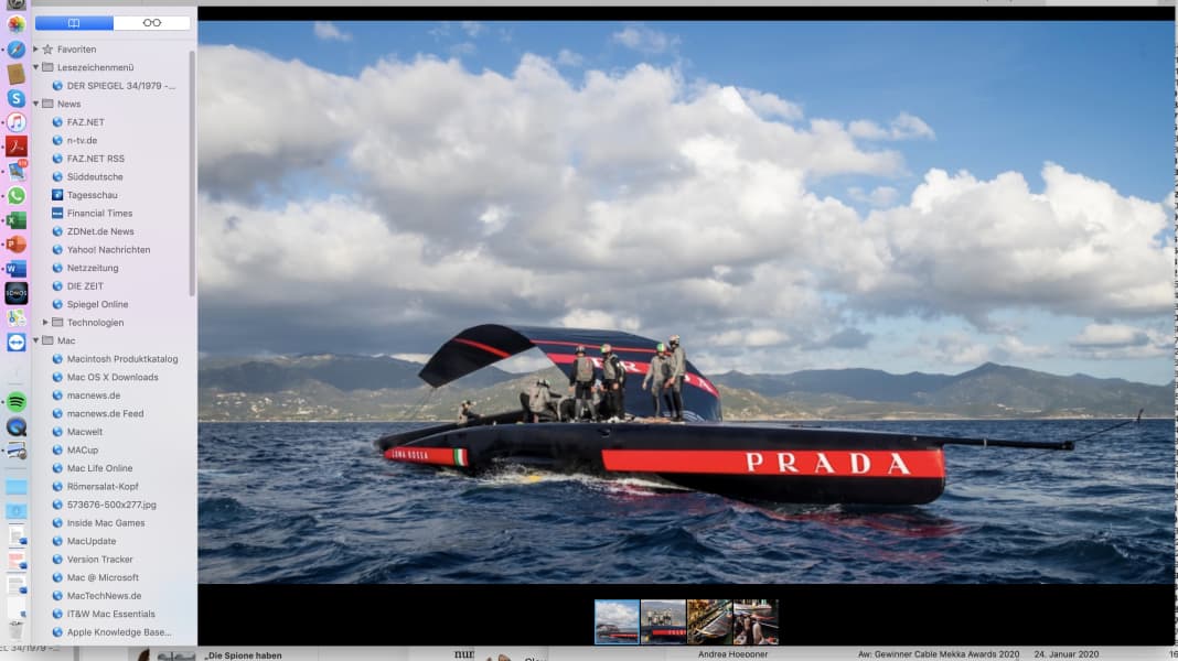 America's Cup: Italiener im Härtetest: Mastbruch auf "Luna Rossa"!