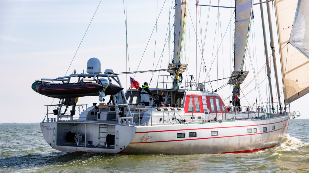 Das besondere Boot: Expeditionsyacht "Vinson of Antarctica": Skip Novaks Alu-Berg