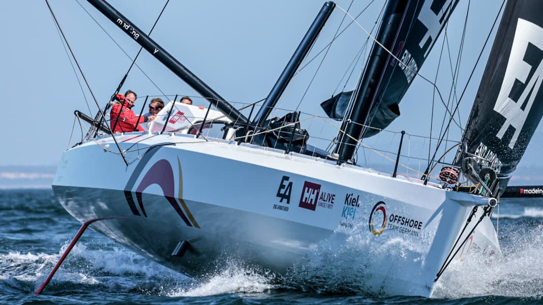 First victory for Offshore Team Germany in the Ocean Race Europe: "Einstein" crew surprises the foilers, Mirpuri with home win